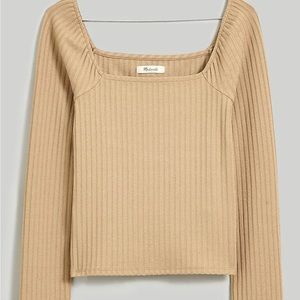 Madewell Squareneck long sleeve